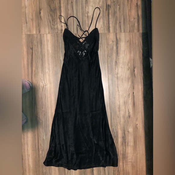 ZARA SATIN LINGERIE STYLE DRESS - Picture 7 of 16